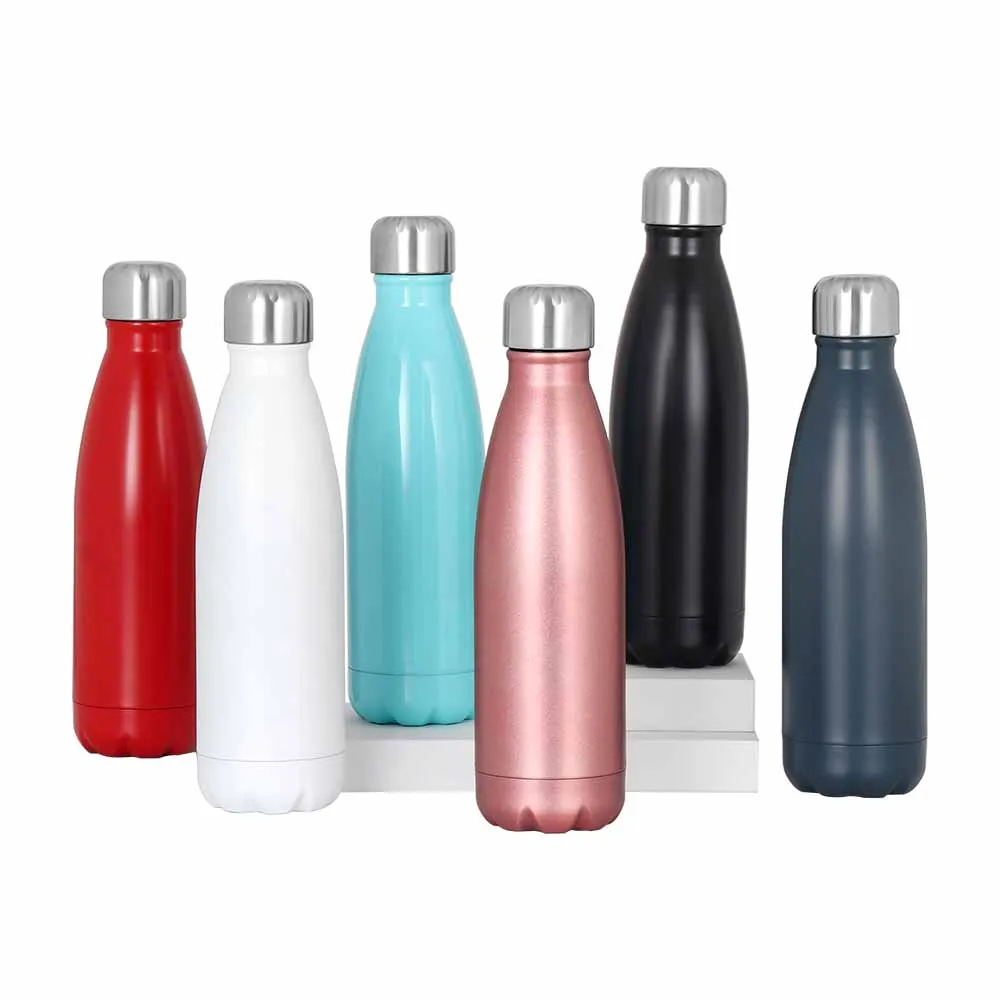 Eco Friendly BPA Free Insulated Stainless Steel Cola Water Bottle Thermal New Matte Purple Water Bottle