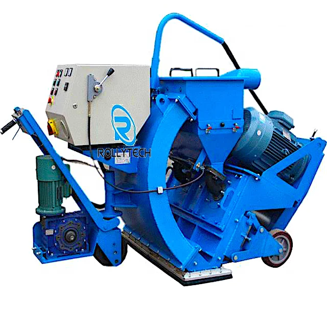 
Shot blasting machine for airport runway rubber removal 