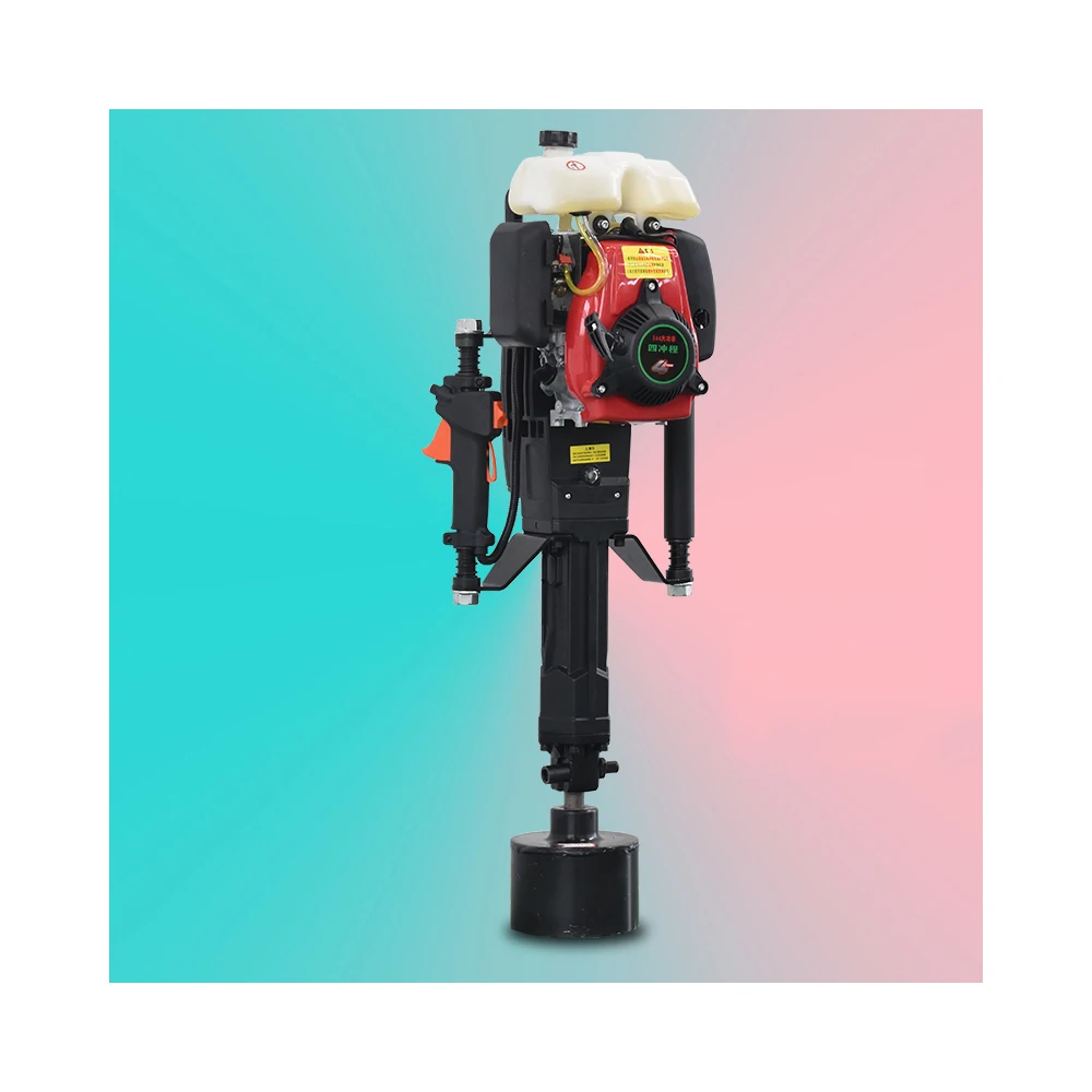 37.7CC Petrol Powered Post Driver 4-Stroke Fence Knocker Pile hammer Small Hydraulic Pile Driver