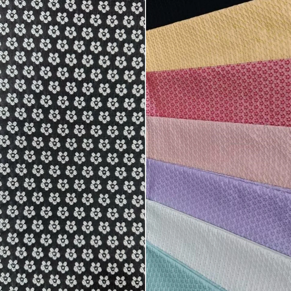 144gsm metallic floral custom design made dobby woven textured garment fabrics