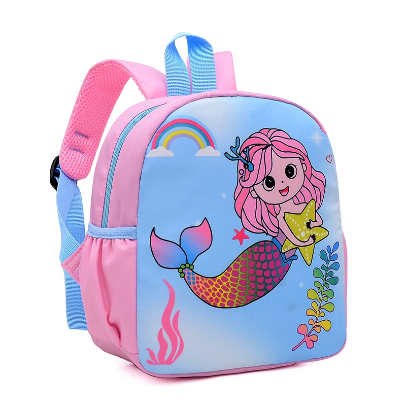 Cute Blue Dinosaur Backpack Zoo 3-6 years Old Backpacks for Kids Kindergarten Schoolbag Cartoon Toddler Bags Wholesale