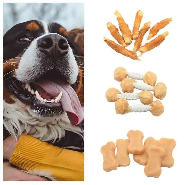 Healthy Dog Treats Twist Chicken Wrapped Rawhide Sticks Promotes Dental Health Chicken Wings For Puppy And Small Dogs