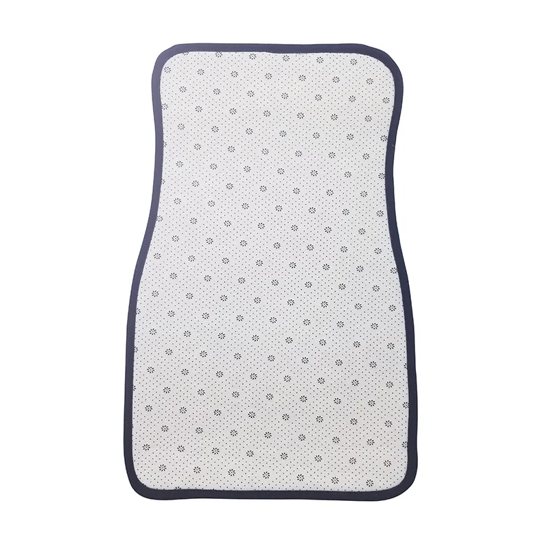 Custom Logo Branded Non-slip Bottom Car Mat Product Personalised Sublimation Printed Blank Sponge Car Floor Mats