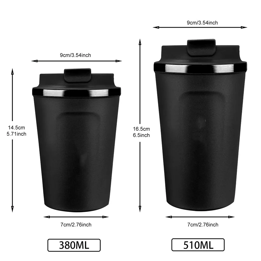 Custom Logo Sublimation Leak-Proof Travel Water Cup Handle Reusable Stainless Steel Coffee Mug For Drinkware