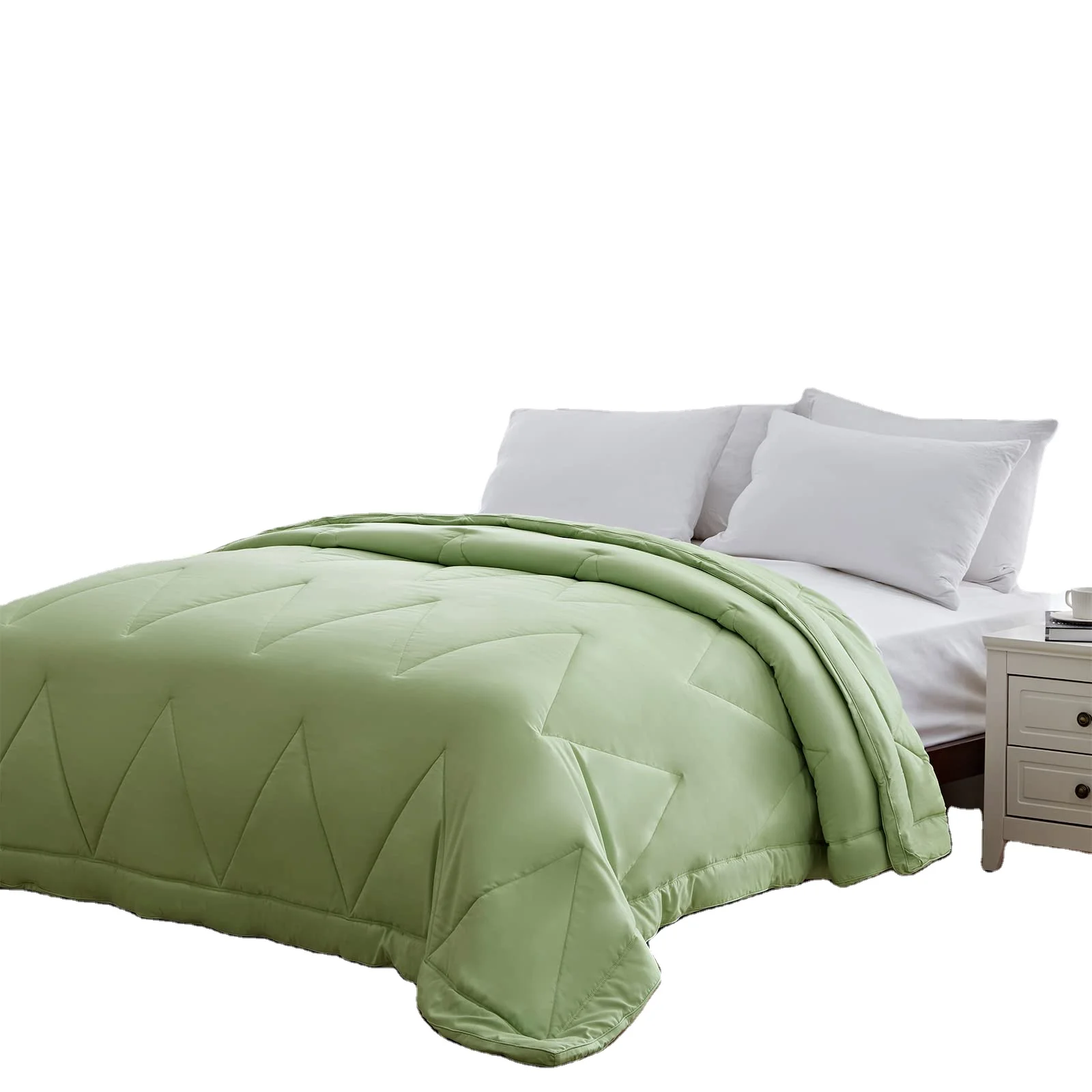 Хлопковое постельное белье размера «queen», белый и черный пододеяльник или пододеяльник по индивидуальному заказу