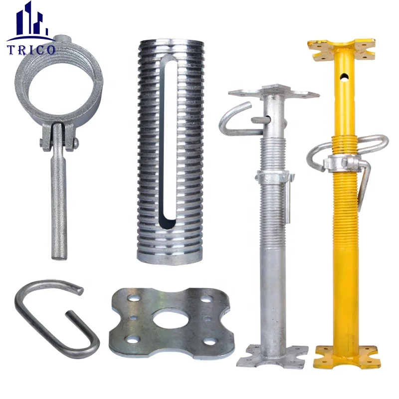 Timber H20 Beam Support 4 Way U Head Jack with Plate Scaffolding Prop Fork Head