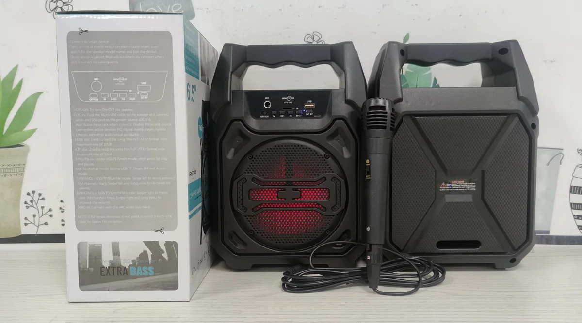 GTS-1283 6 5 дюймов оптовая продажа качество звука bt внутренний звуковой динамик с FM радио