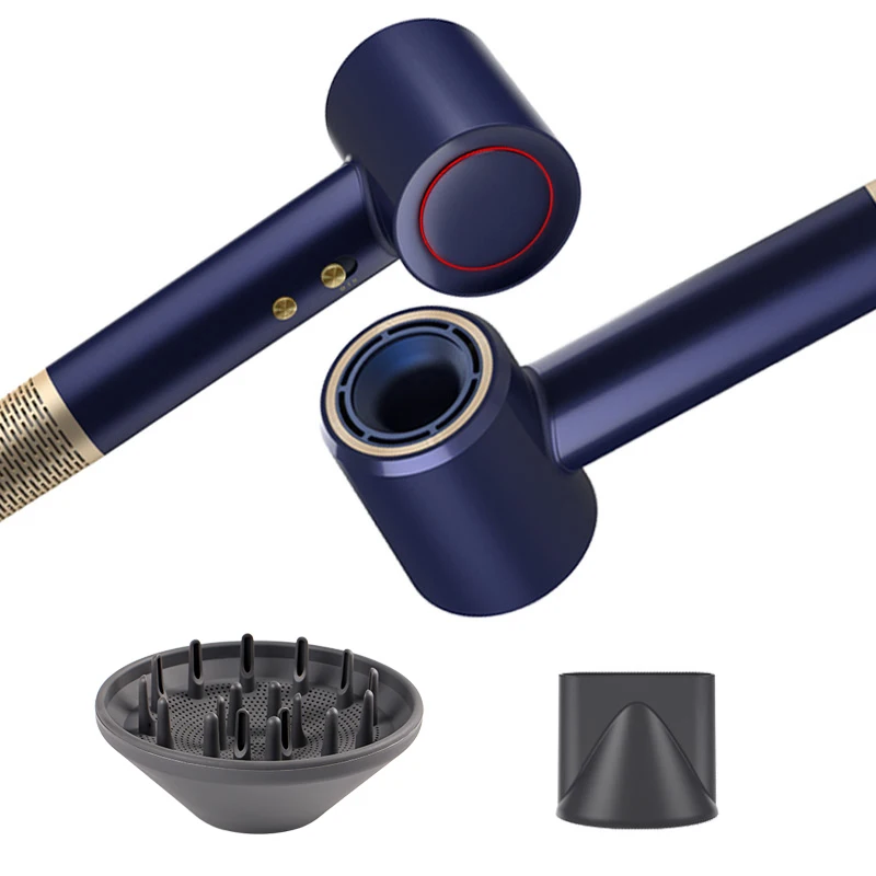 Negative Ionic Blow Dryer with Diffuser Nozzle 110000 RPM High Speed for Fast Drying Low Noise Hair Dryer