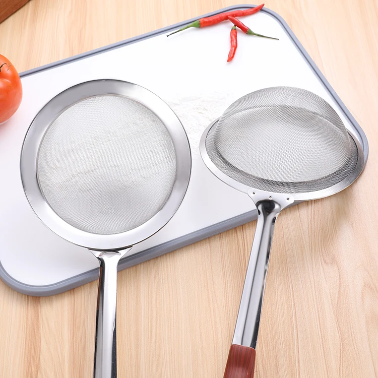 Amazon Hot Sale Premium Quality Set 6pcs Set Stainless Steel Filter Colander Fine Mesh Strainer