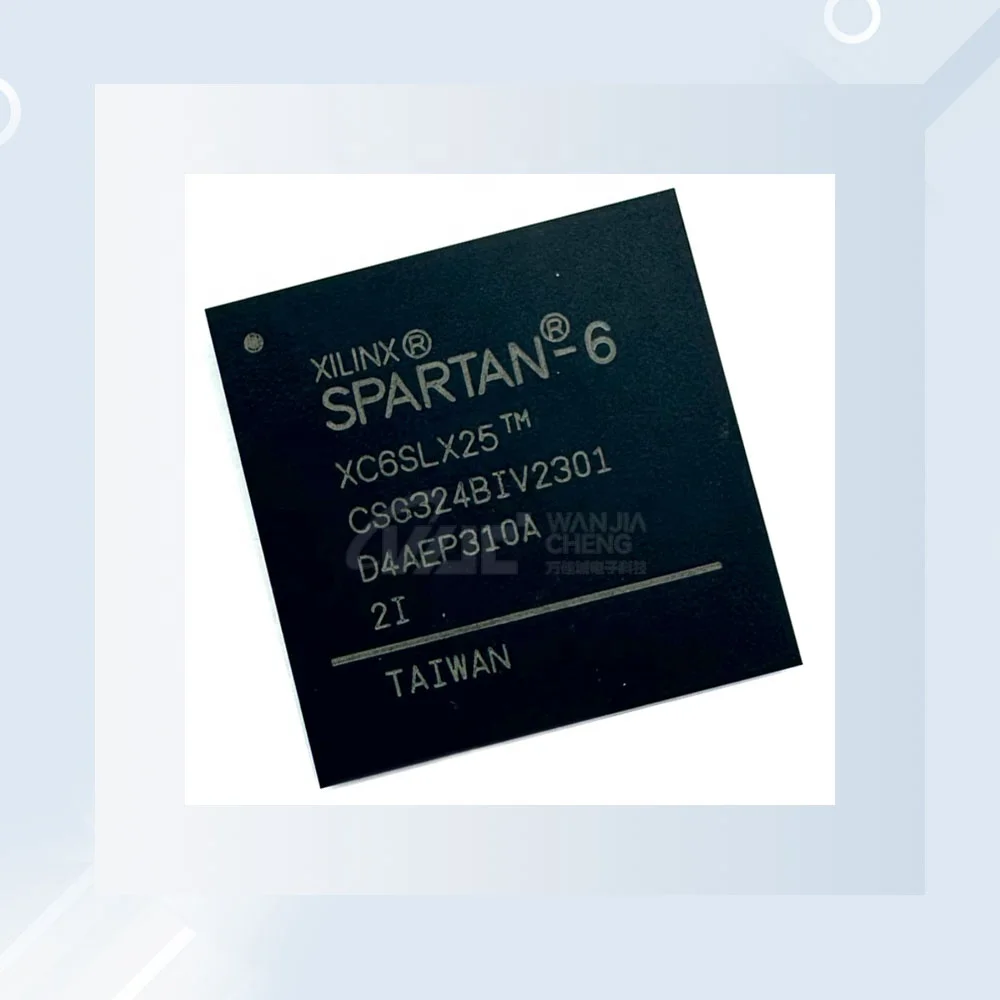AMD/XILINX 100% brand new and original FPGA CPLD 226I/O 1.26V 936KBIT 1.08GHZ BGA324  XC6SLX25 2CSG324BIV XC6SLX25-2CSG324I
