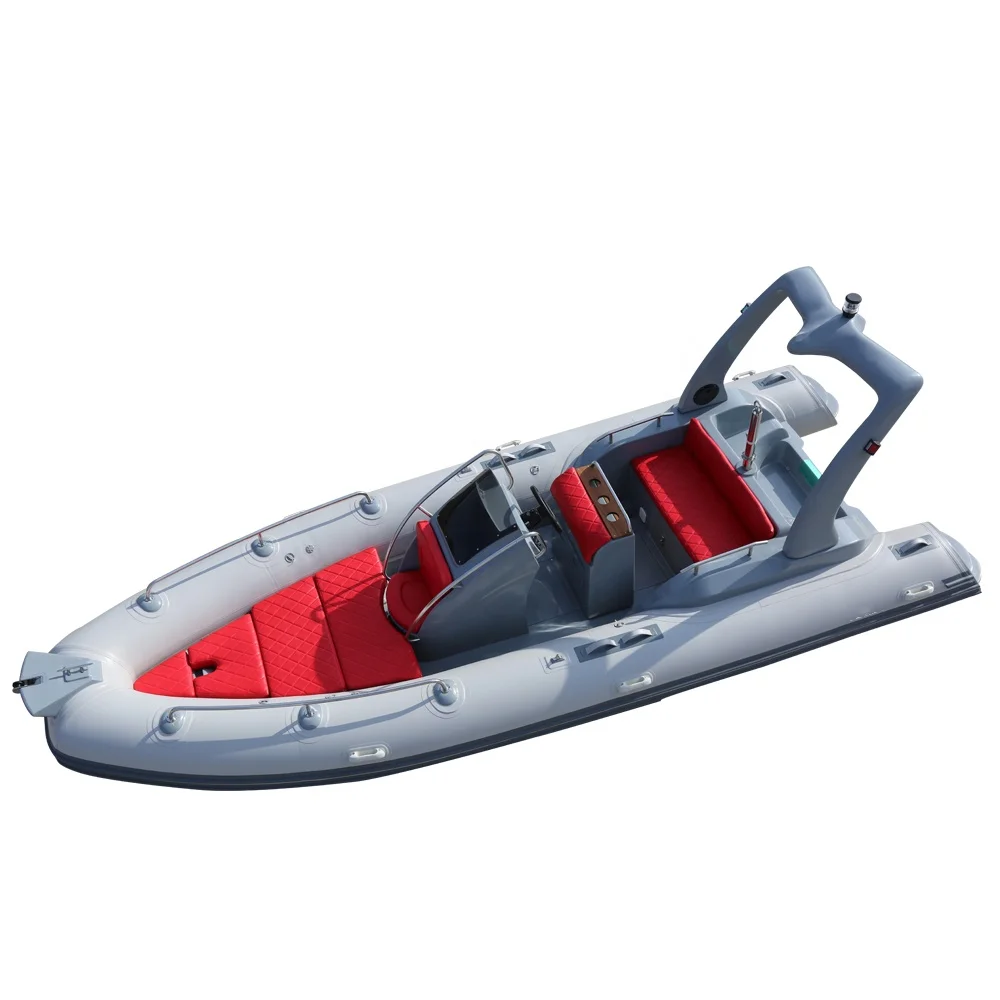 CE 19ft Sport RIB Boat 580 Hypalon RIB Boat Italy Fiberglass Fishing boat