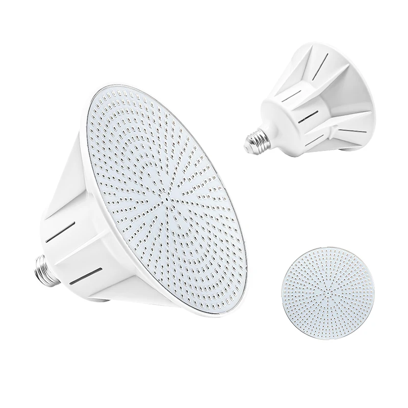 Refined Inground Pool Use Color Changing LED Pool Light with Remote Control E26/E27 Replacement Bulb for Pentair Hayward Fixture