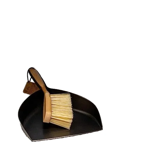 Hot Sell Eco- Friendly Household Cleaning Mini Bamboo Broom & Dustpan Set