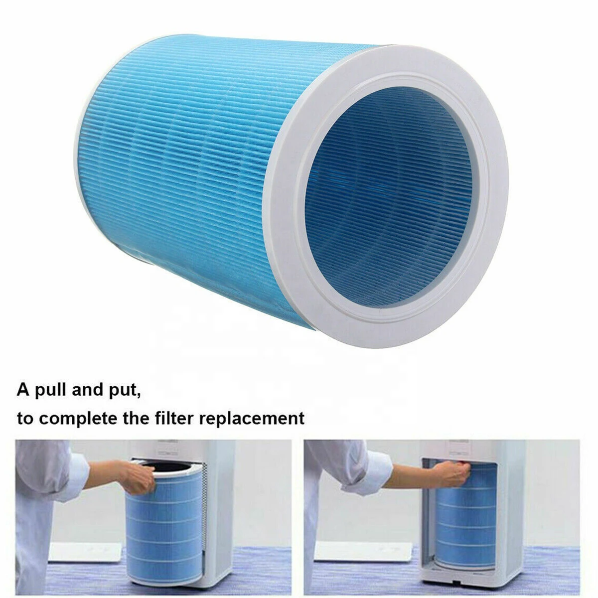 Высококачественный плиссированный элемент воздушного фильтра с hepa-фильтром для очистителя воздуха для xiaomi