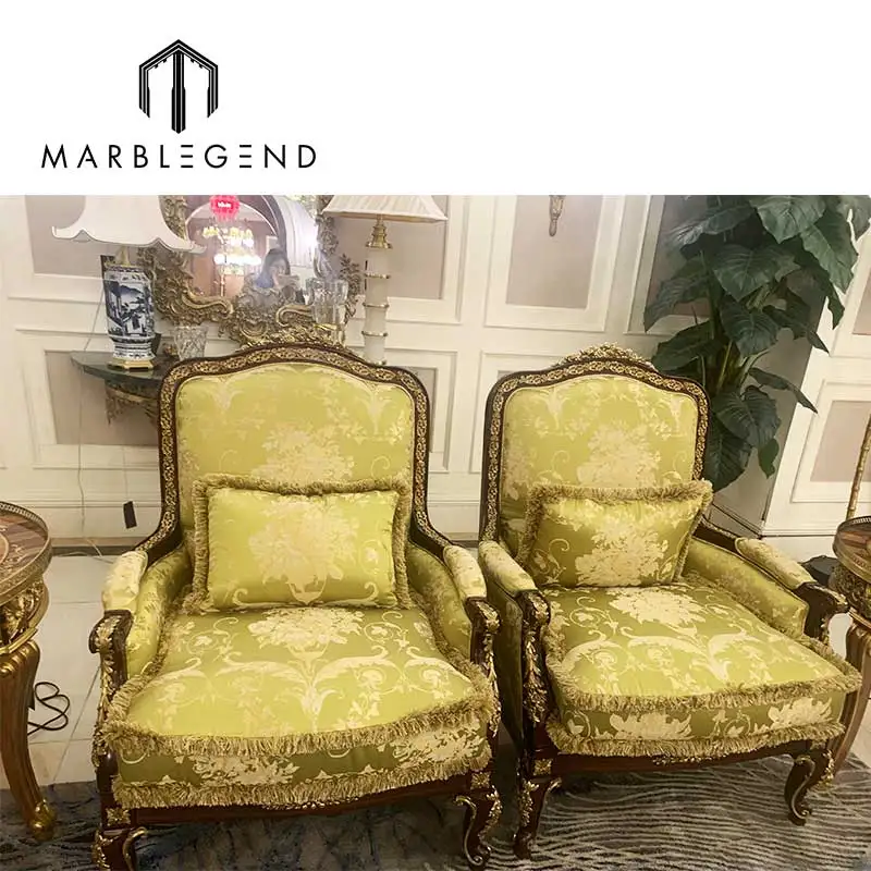antique living room sofa chairs luxury wooden royal sofa furniture custom made sofa set