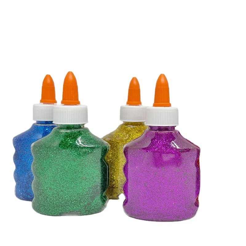 
Non-Toxic Rainbow Liquid Glitter Glue For Kids Arts and Crafts 