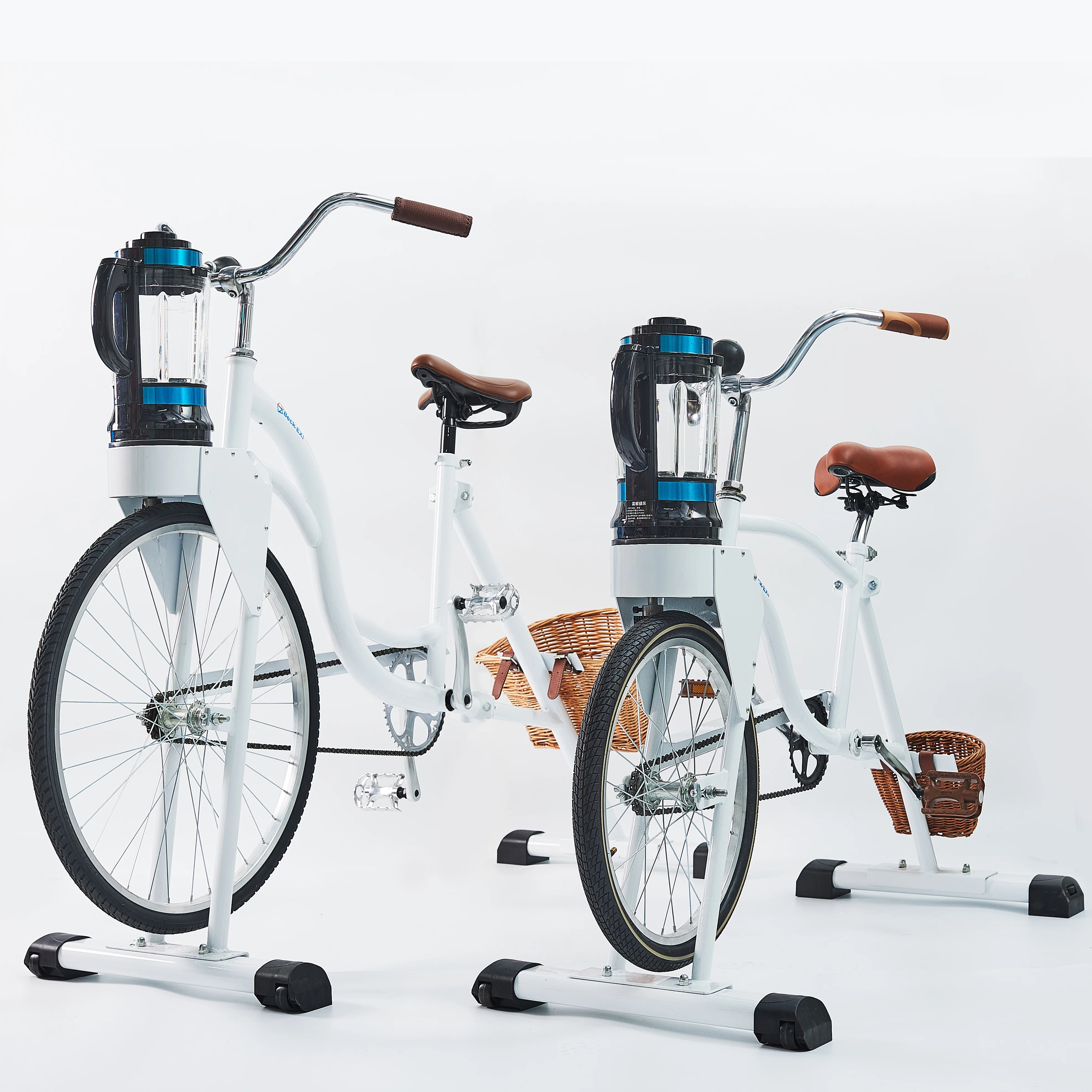 EXI outdoor fruit juicer bicycle for hotel,nonelectric chopper blender bike for hotel