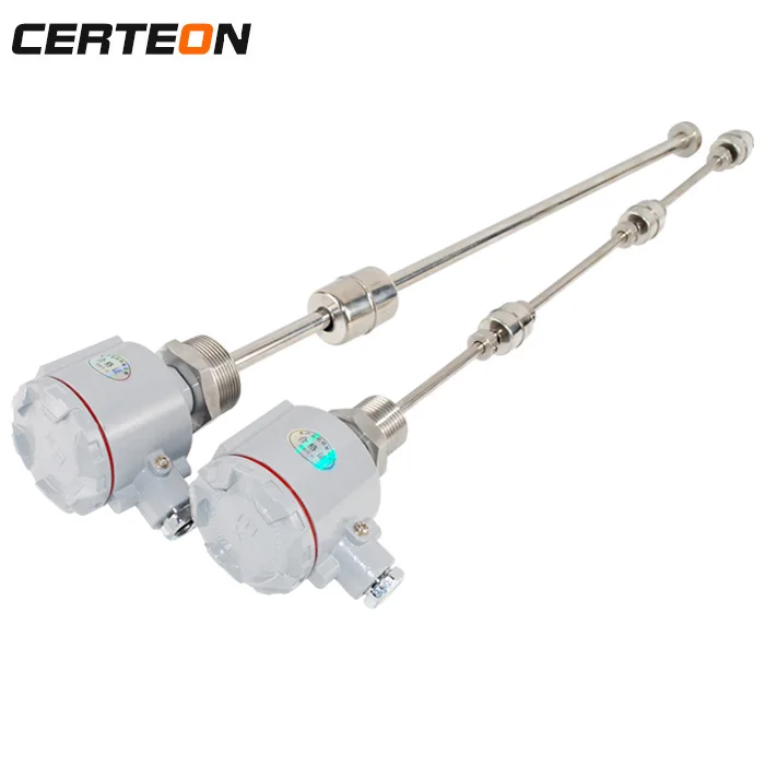 304 stainless steel Multi point connection rod ball magnetostriction magnetic reed switch float level sensor for water fuel tank