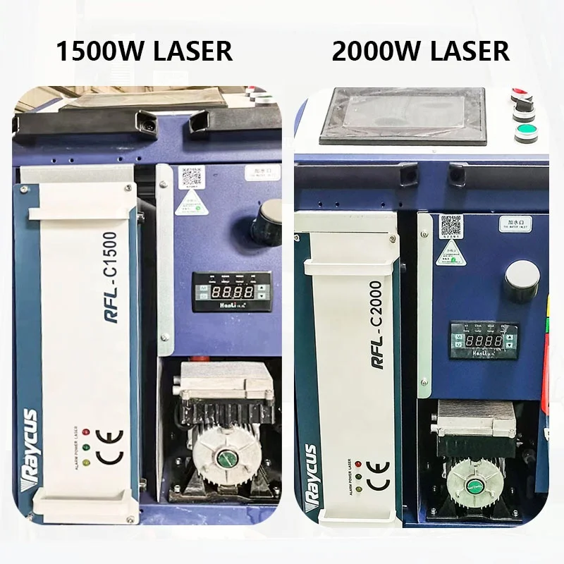 1500W Laser Cleaning Machine Clean Metal Surface Oil Coating Laser Rust Removal Equipment