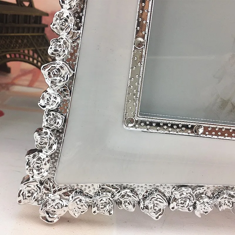 New Design Wedding Diamond Gold Women Marcos De Fotos Resin Gifts Memory Picture Photo Frame