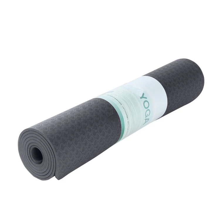  Oyoga производитель экологически чистый 100% органический черный TPE коврик для