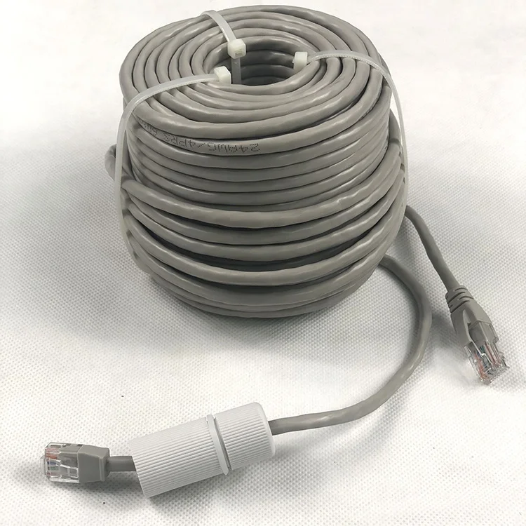 IP Camer Cable 100FT with waterproof connector in stock