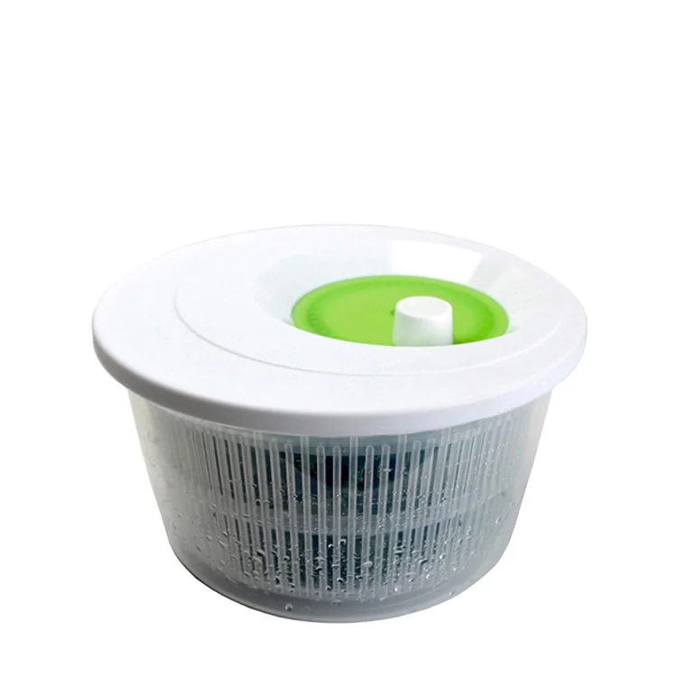 
Large Salad Spinner 4.5 L Fresh Vegetable Lettuce or Spinach Dryer Keeper Crisper and Shaker Compact Rotary Handle 