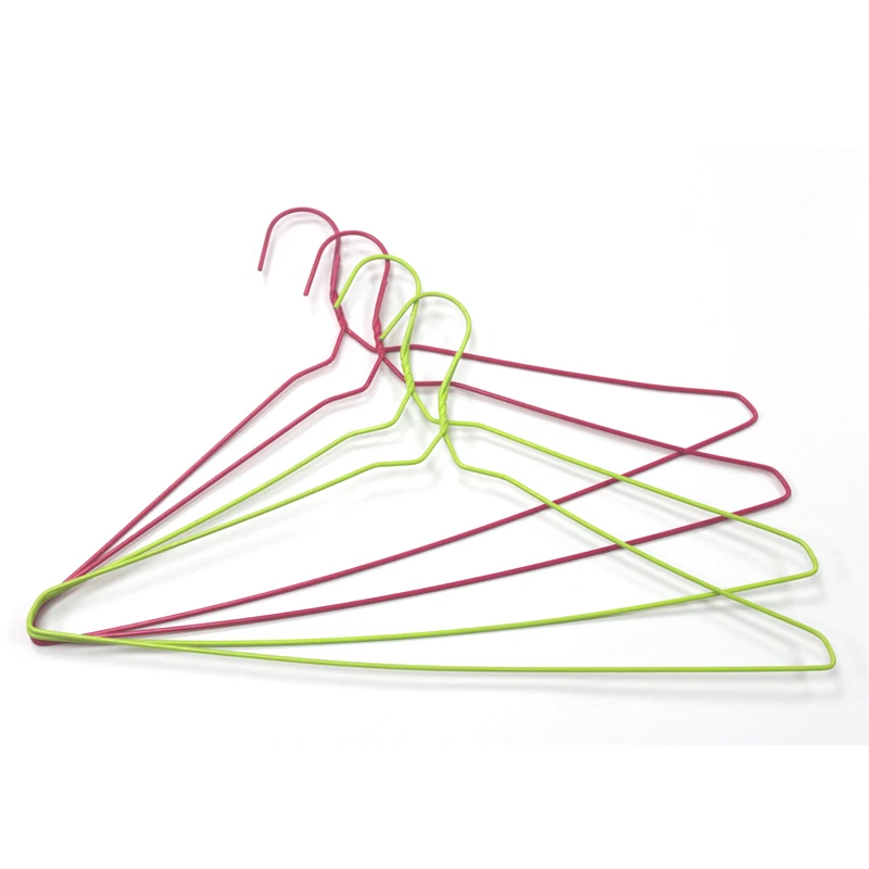 Lindon Slim Space-Saving PE Coated Laundry Metal Wire Clothes Hangers