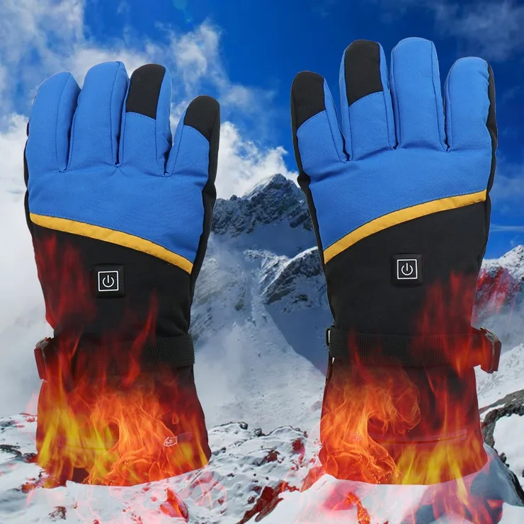 Heated tebukuro Battery Rechargeable Heated Motorcycle Ski Snow tebukuro for Men Women Black Waterproof Custom Winter Cotton