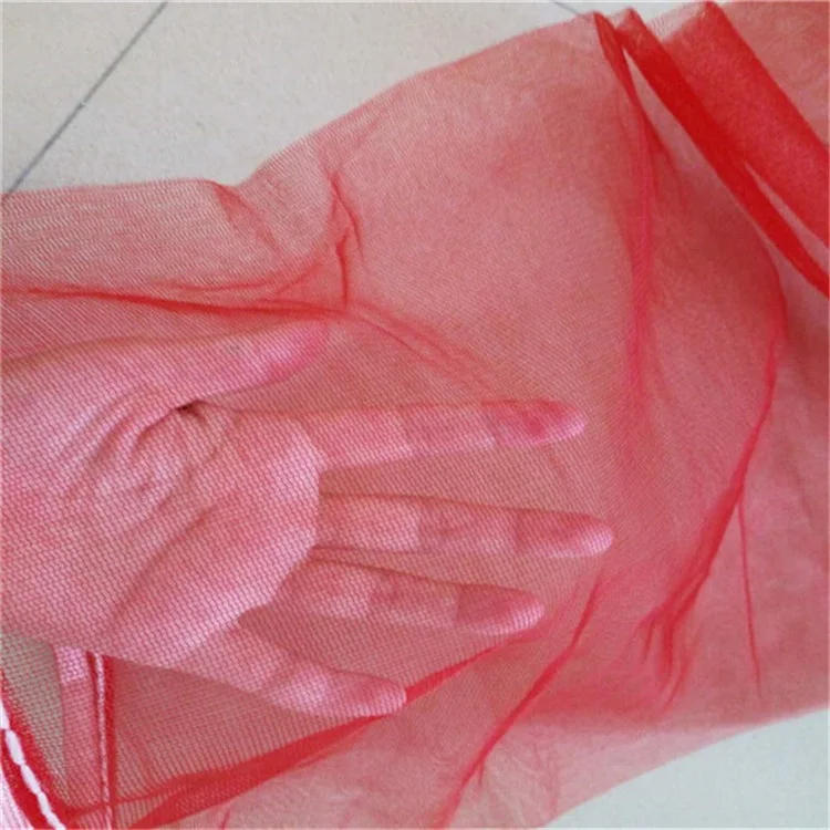 Manufacturer Tubular Mono Net Bags PE Leno Vegetable Mesh Bag Pe monofilament Mesh Bags