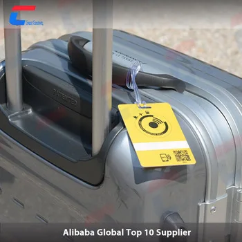 Пользовательская Яркая Печать RFID NFC чип для багажа с дыроколом