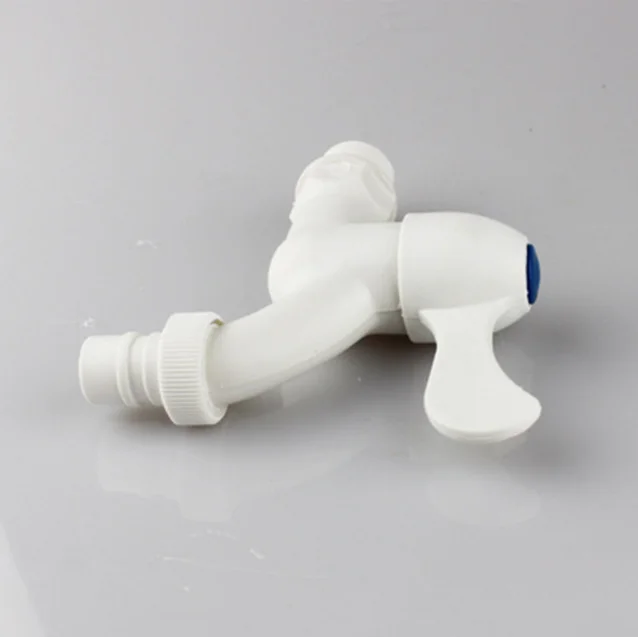 Plastic Saving Cold Water Wall PVC Tap One Way Faucet Type With Nozzle Professional Supplier