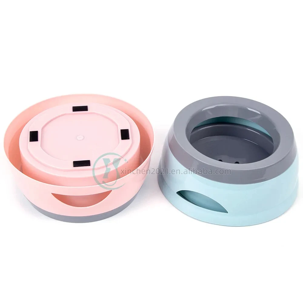 Professional manufacturer Practical pet bowls that do not splash cats and dogs  pet bowls Healthy no vibration