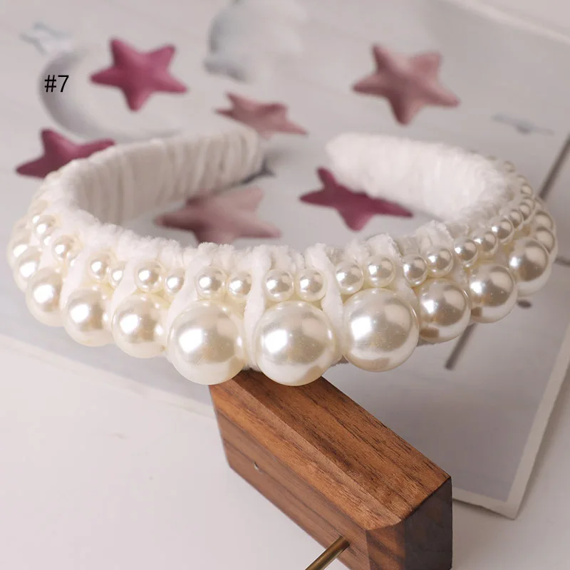wholesale 2022 New design Rhinestone Headbands luxury headbands for women wedding hairband pearl bridal hair accessories