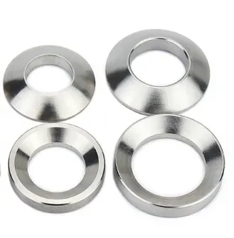 Carbon steel PTFE Coated carbon steel black spherical Washer GB850 DIN6319