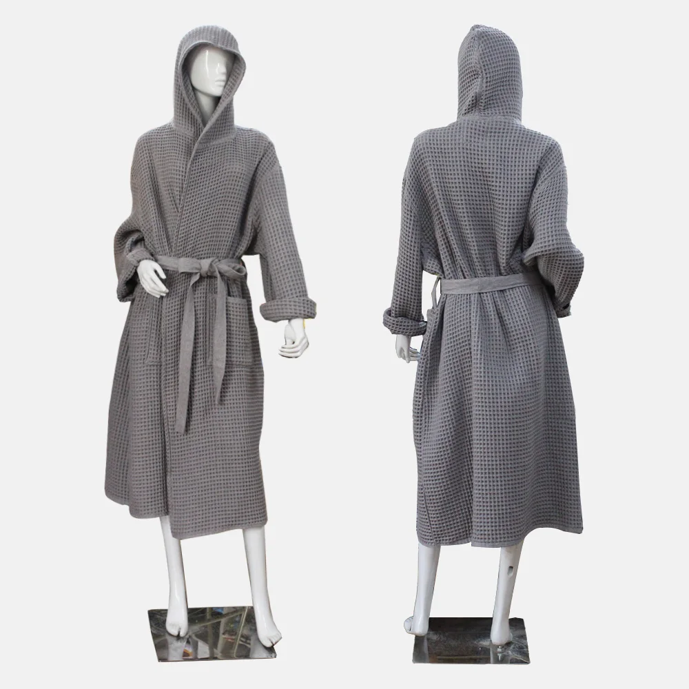 Turkish Waffle Knit woven Lightweight Kimono Spa & Bath Robes for Women