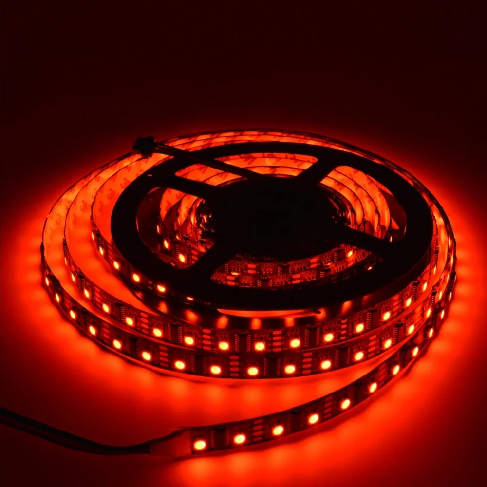 5 м LPD8806 8806 Водонепроницаемая IP30 IP6767 SMD 5050 RGB полоса Гибкая цифровая DC5V Светодиодная лента