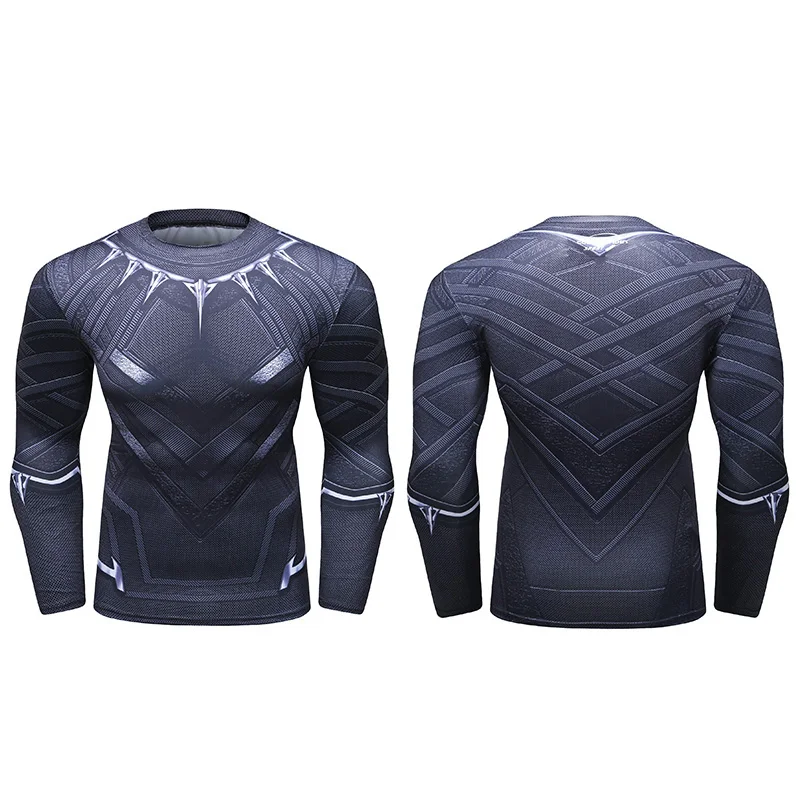 high quality skins wear compression custom men mma long sleeve rash guard
