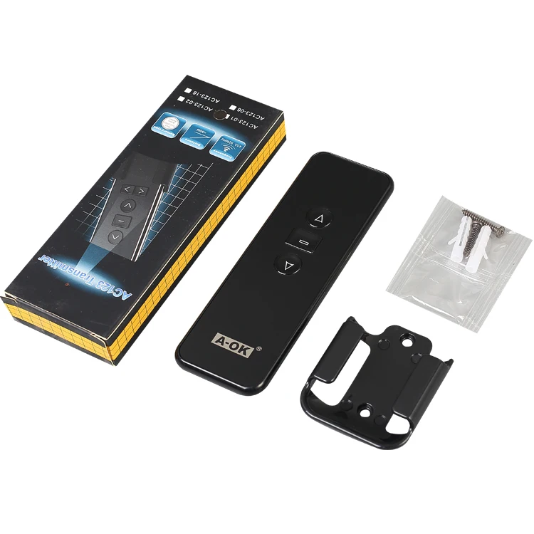 curtain motor remote control 433.92 AOK AC123-06