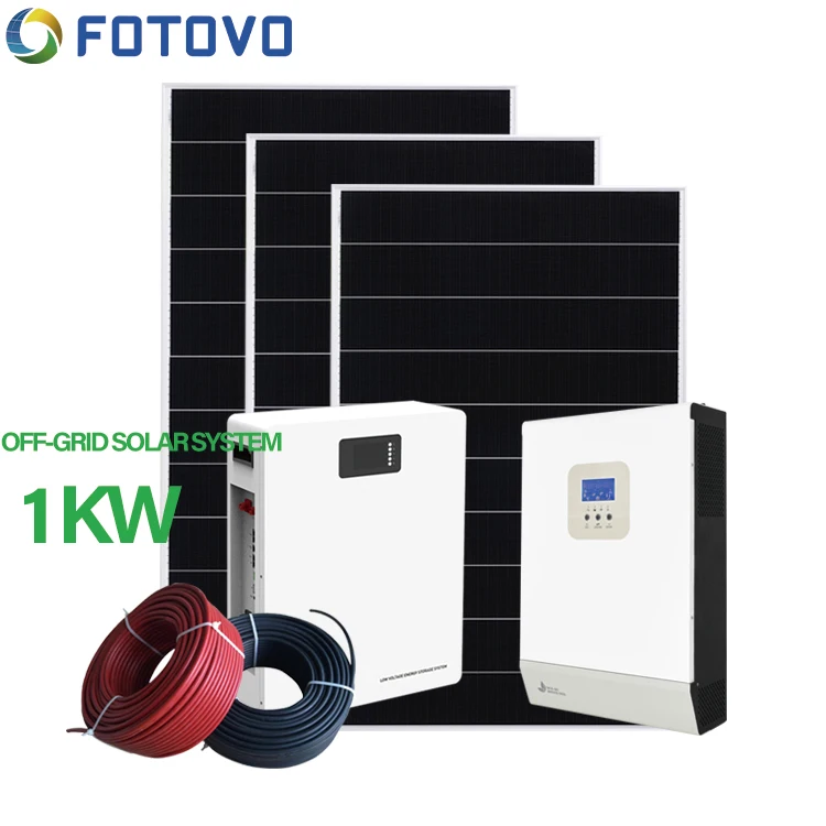 FOTOVO 2022 hot sale product 1kw 2kw 3kw 5kw 10kw 15kw 20kw 50kw pv off grid solar system  cheap price