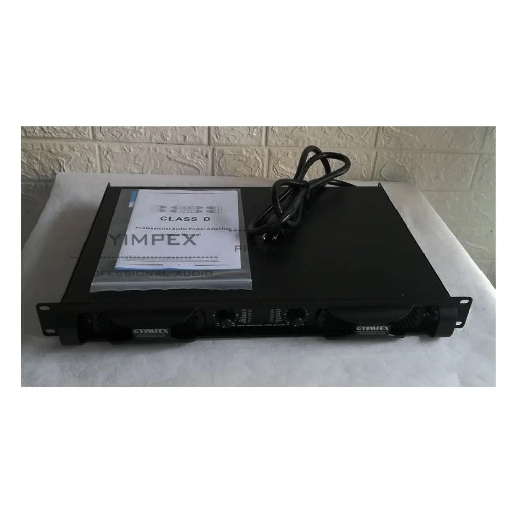 OEM/ODM New Model Double 1U 2ch Transformer 2*3000w Class D Longer case Power Amplifier for 12inch high power Subwoofer