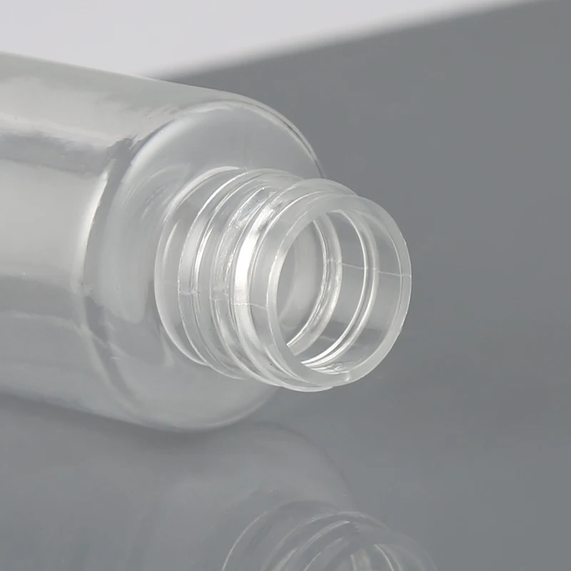 New product transparent plastic bottle with flip cap customized size mini plastic bottles wholesale