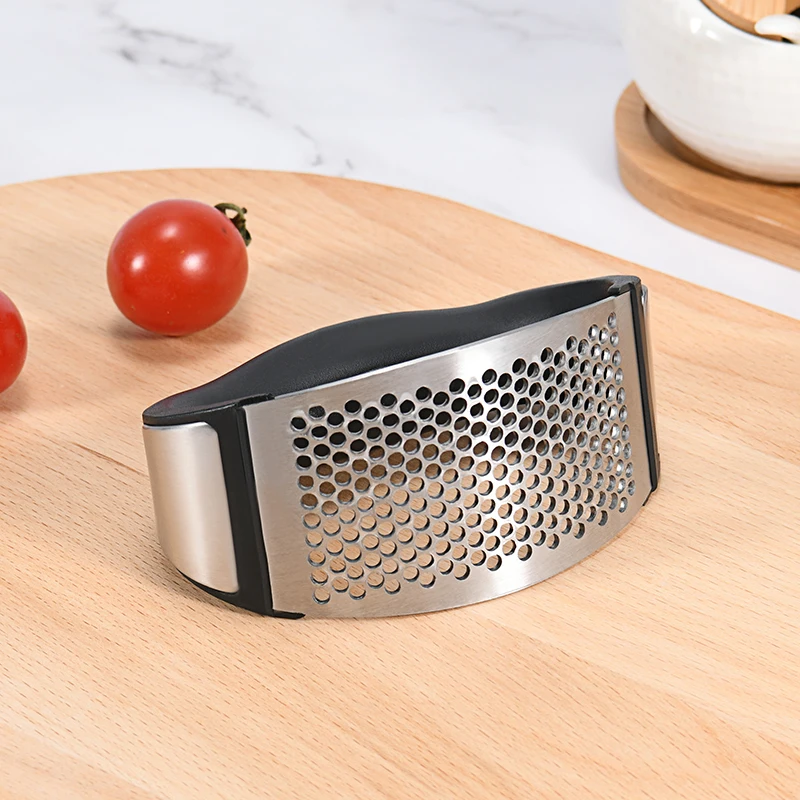 Оптовая продажа пресс для чеснока кухонные аксессуары инструмент измельчитель щетка из нержавеющей стали