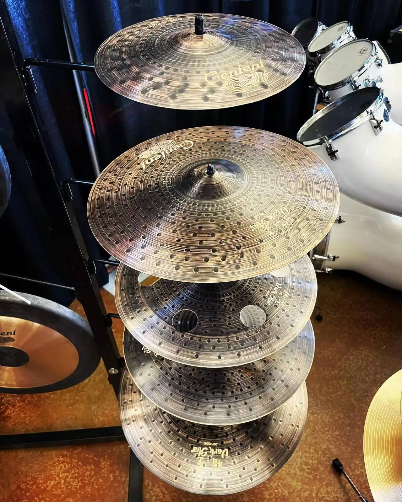 Professional cymbals set percussion instruments cymbal centent cymbals pack 5pcs