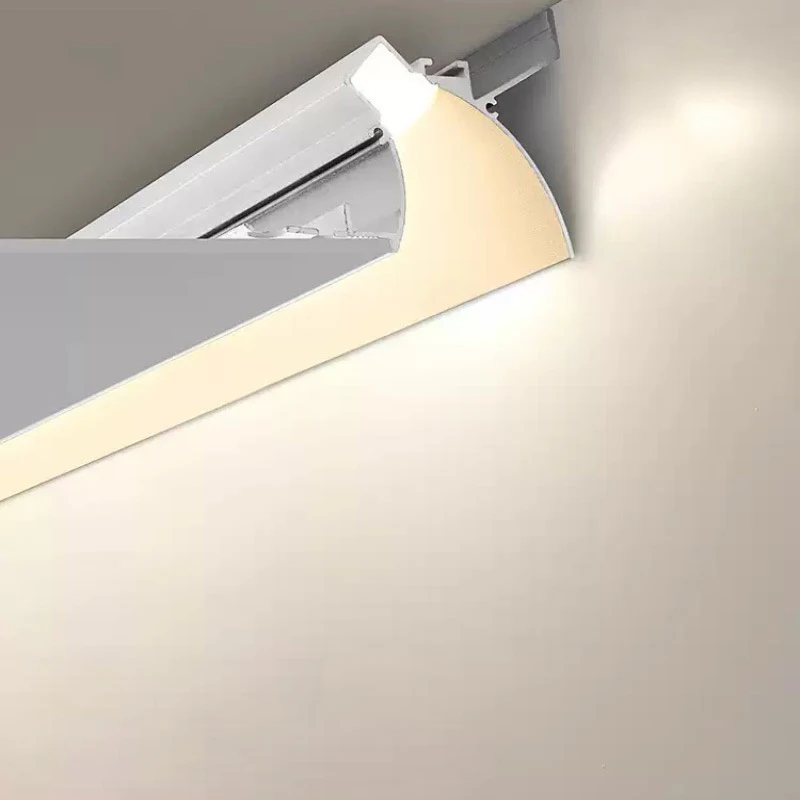 Aluminium Strip Exterior For Houses Plastic Flexible Aluminum Acrylic Outdoor 30 Mm Neon Silver Extrusion Channel Led Profile