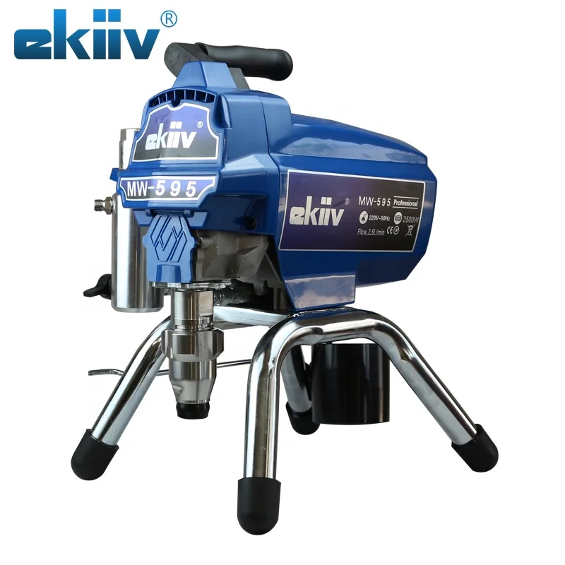 EKIIV M595 2600 Вт масляные покрытия для зданий 3 литра в минуту распылительная машина высокого давления безвоздушная