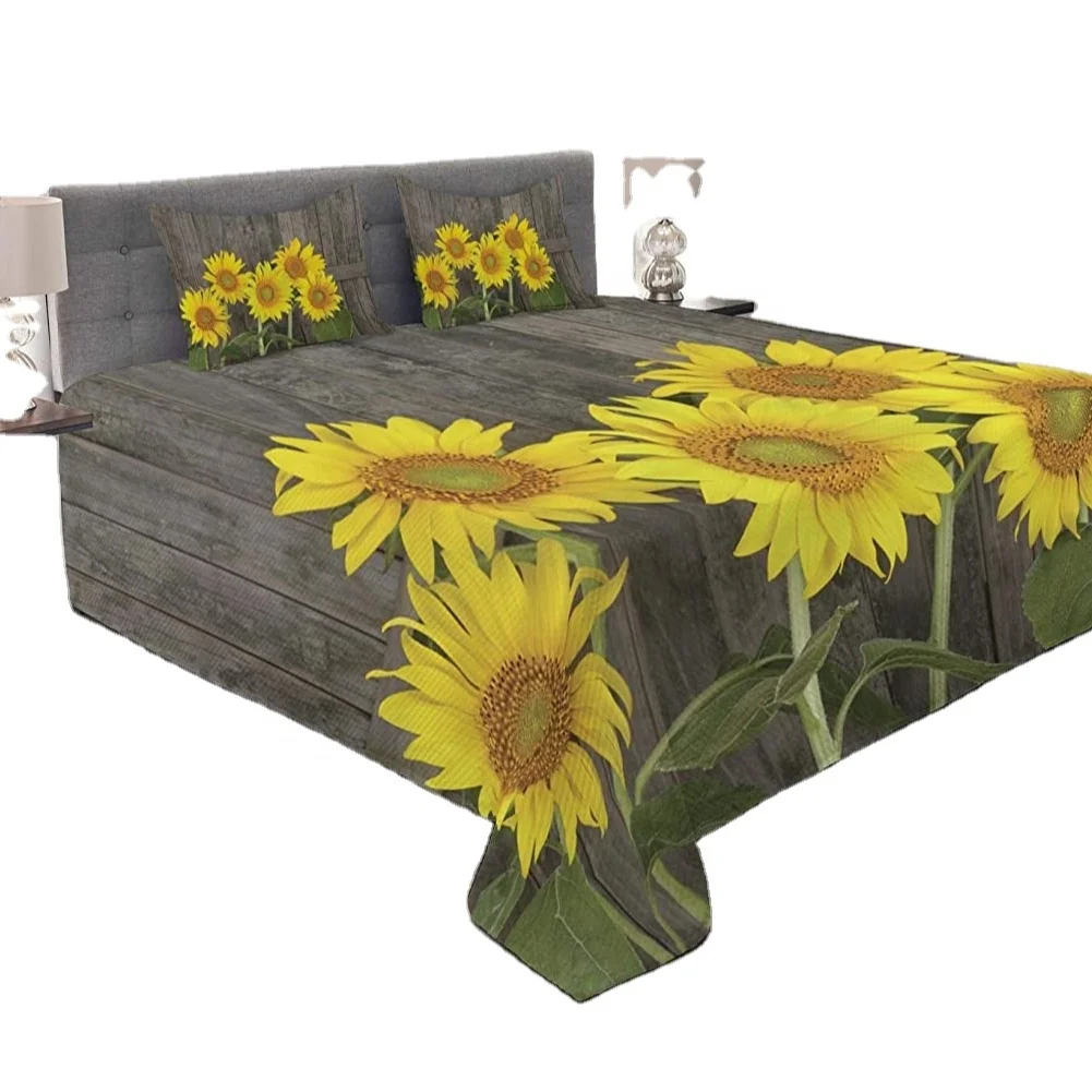 Helianthus Sunflowers Against Weathered Aged Fence Summer Garden Photo
