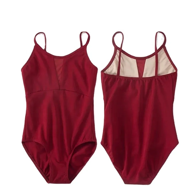 2022 Girl Ballet Cross Back Leotard For Women Dance Leotard For Women Class Camisole Leotard With Double Straps Gymnastics Wear