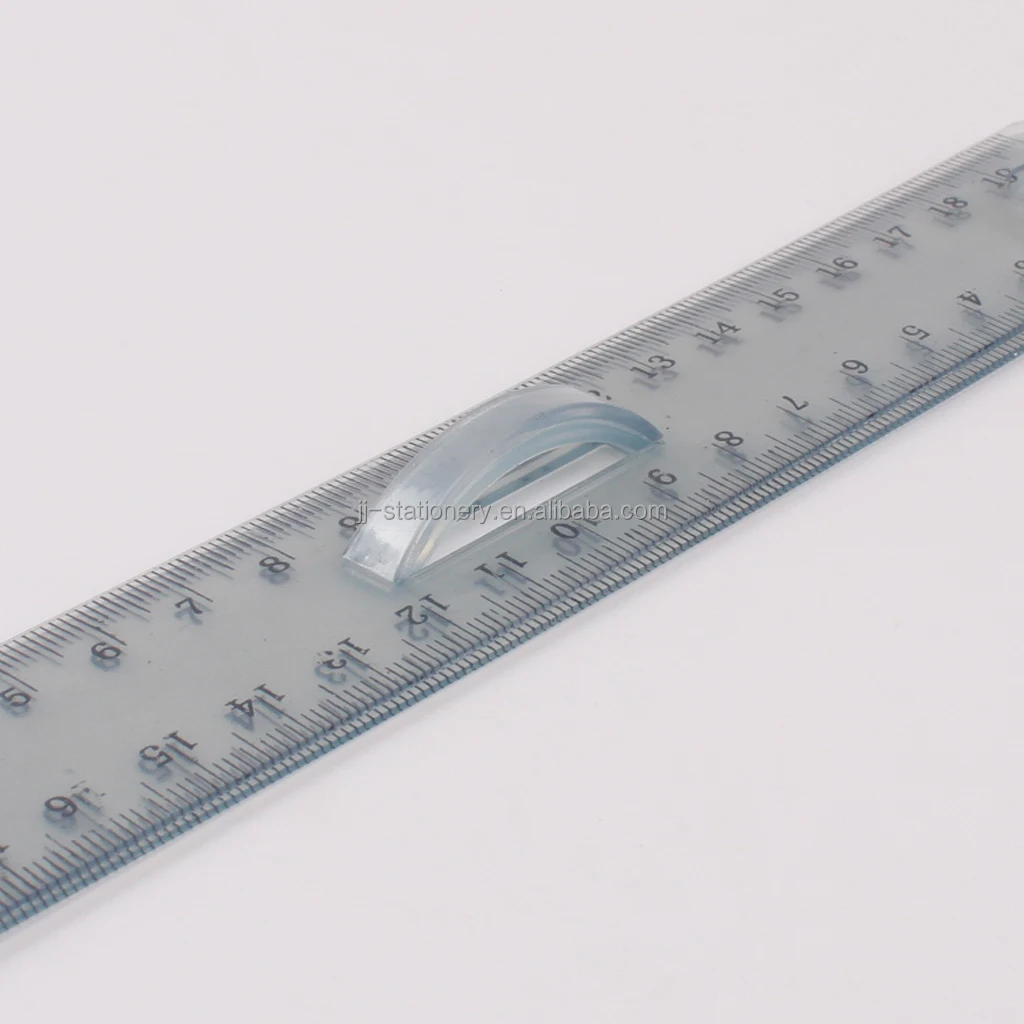 Safety Ruler 20cm Plastic for School Student Office Supplies Drawing Tool