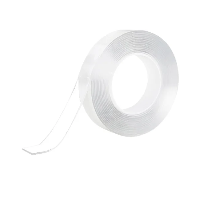 LongTai Customized Nano Grip Double Sided Clear Tape Waterproof Reusable Double Sided Nano Gel Adhesive Tape